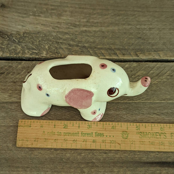 Vintage 1950s Rio Hondo Elephant Planter / Kitschy - Picture 7 of 9
